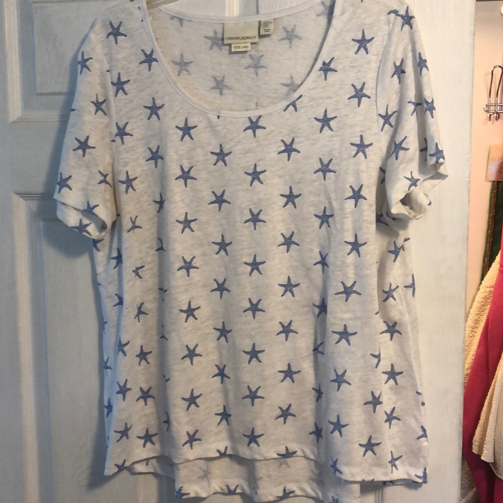 Cynthia Rowley starfish shirt
